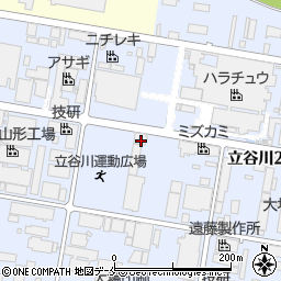 東北七県配電工事株式会社　山形支社周辺の地図
