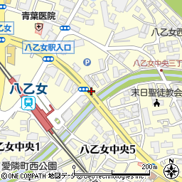 宮城県仙台市泉区八乙女中央周辺の地図