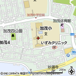 仙台市立加茂小学校周辺の地図