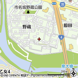 宮城県仙台市泉区市名坂野蔵41-3周辺の地図