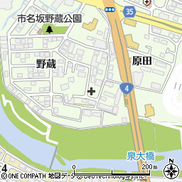 宮城県仙台市泉区市名坂野蔵35周辺の地図