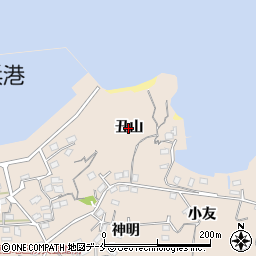 宮城県七ヶ浜町（宮城郡）東宮浜（丑山）周辺の地図