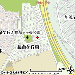 宮城県仙台市泉区長命ケ丘東9周辺の地図