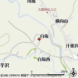 宮城県仙台市青葉区芋沢白坂20周辺の地図