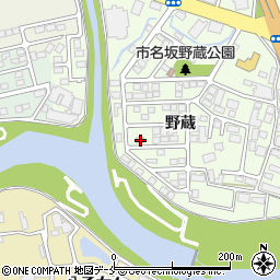 宮城県仙台市泉区市名坂野蔵50-106周辺の地図