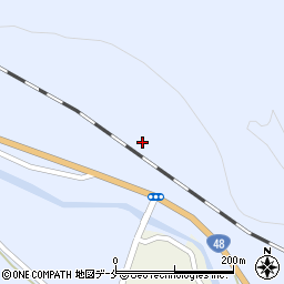 宮城県仙台市青葉区作並鎌倉周辺の地図