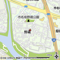 宮城県仙台市泉区市名坂野蔵50-53周辺の地図