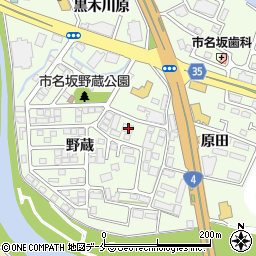 宮城県仙台市泉区市名坂野蔵21周辺の地図