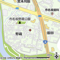 宮城県仙台市泉区市名坂野蔵21周辺の地図