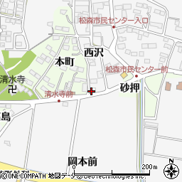 宮城県仙台市泉区市名坂岡本周辺の地図