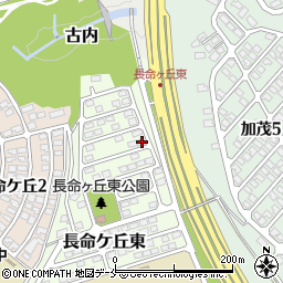 宮城県仙台市泉区長命ケ丘東13-7周辺の地図