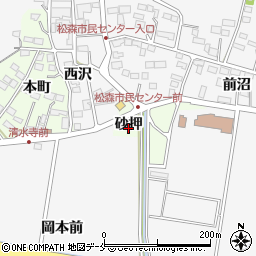 宮城県仙台市泉区市名坂砂押周辺の地図
