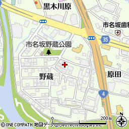 宮城県仙台市泉区市名坂野蔵19-6周辺の地図