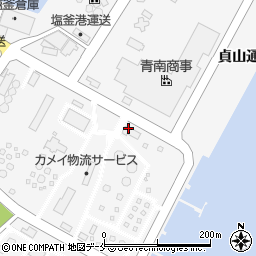 カメイ物流サービス株式会社　宮城支店塩釜貞山油槽所周辺の地図