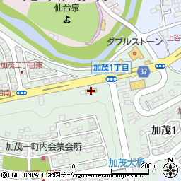 日産サティオ宮城加茂店周辺の地図