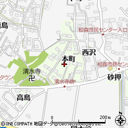 宮城県仙台市泉区市名坂本町周辺の地図