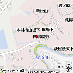 宮城県仙台市泉区実沢関場屋敷周辺の地図