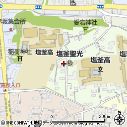 宮城県塩竈市泉ケ岡5-20周辺の地図