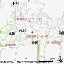 宮城県仙台市泉区松森西沢29周辺の地図