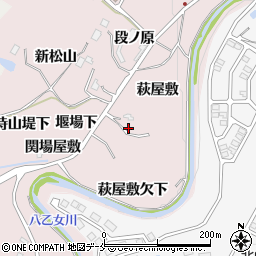 宮城県仙台市泉区実沢（萩屋敷西沢）周辺の地図