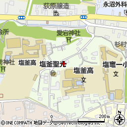 宮城県塩竈市泉ケ岡6-5周辺の地図