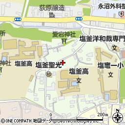宮城県塩竈市泉ケ岡6周辺の地図