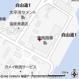 宮城県塩竈市貞山通1丁目8周辺の地図