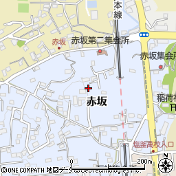 宮城県塩竈市赤坂周辺の地図