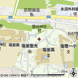 宮城県塩竈市泉ケ岡9周辺の地図