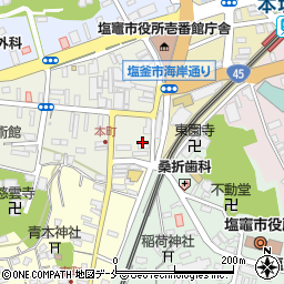舟喜米穀店周辺の地図