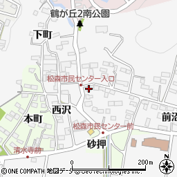 宮城県仙台市泉区松森西沢32周辺の地図