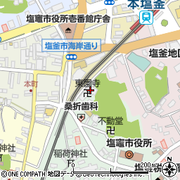 東園寺周辺の地図