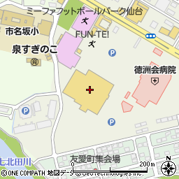 ＪＩＮＳ　仙台泉店周辺の地図