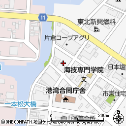 宮城県塩竈市貞山通2丁目2-13周辺の地図