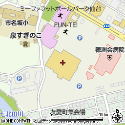 カインズ仙台泉店周辺の地図