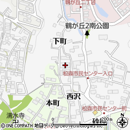 宮城県仙台市泉区松森下町7周辺の地図