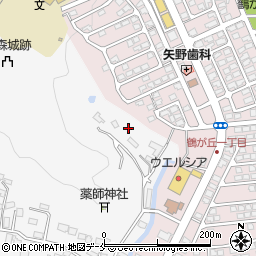 宮城県仙台市泉区松森小迫周辺の地図