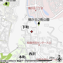 宮城県仙台市泉区松森下町18-3周辺の地図