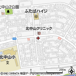 ダックス「コパン」本社事務所周辺の地図
