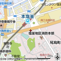 養老乃瀧 塩釜店周辺の地図