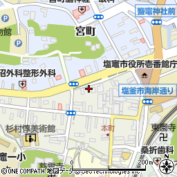 クオール薬局塩釜店周辺の地図