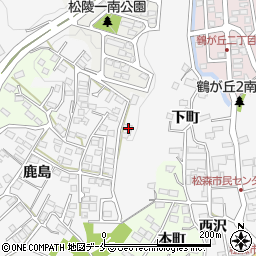 宮城県仙台市泉区松森下町3周辺の地図