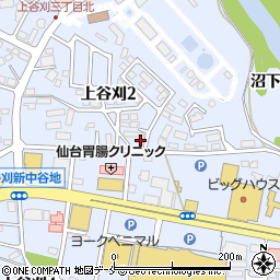 水道レスキュー仙台市泉区上谷刈営業所周辺の地図