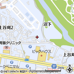 狼河原公園周辺の地図