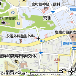 仁井町周辺の地図