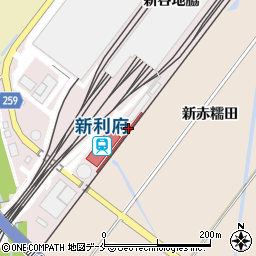 新利府駅周辺の地図