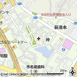 宮城県仙台市泉区市名坂沖周辺の地図