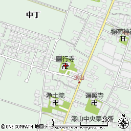 円行寺周辺の地図