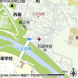 宮城県仙台市泉区市名坂石止79周辺の地図