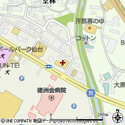 スタジオマリオ仙台・泉店周辺の地図